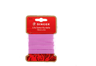 SINGER 300-78 Lila Saten Kurdele ( 10 mm x 3 m )