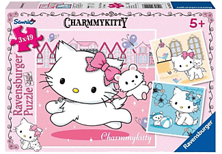 RAVENSBURGER Charmmy Kitty 3x49 Parça Puzzle