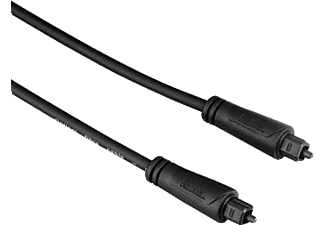 HAMA Ses Fiber Optik Kablo, ODT fiş (Toslink), 3 m Siyah