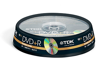 TDK DVD-R Double Layer 8x 10'lu Cake Box
