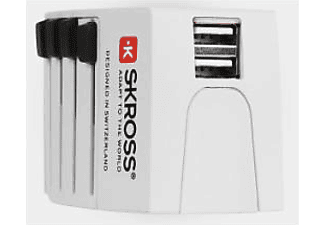 SKROSS SW.WORLD.ADAPTER Akıllı Telefon MP3 MP4 Oyun Konsolu, Tablet PC Uyumlu Seyahat Tipi Şarj Adaptörü