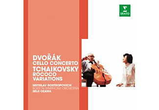 Mstislav Rostropovich & Aeiji Ozawa - Dvorák - Cello Concerto & Tchaikovski - Rococo Variations (CD)