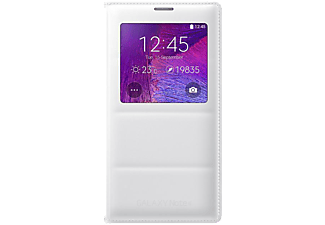 SAMSUNG Galaxy Note 4 S-View Cover Koruyucu Kılıf Beyaz