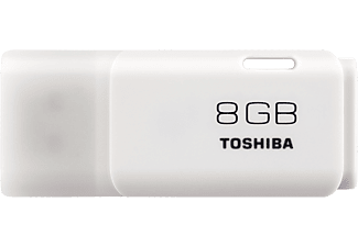 TOSHIBA Hayabusa 8 GB USB 2,0 pendrive fehér