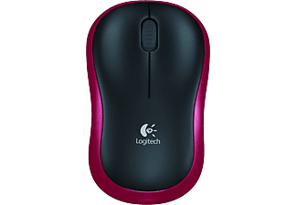 LOGITECH M185 wireless piros optikai egér 910-002240