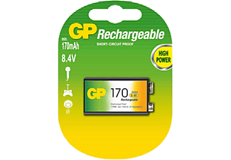 GP GP17R8H-BU1 9V 170 mAh Şarj Edilebilir Pil