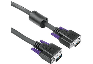 HAMA 41953 15 m VGA Bağlantı Kablosu Siyah