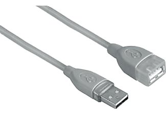 HAMA 45040 3 m USB 2.0 Bağlantı Kablosu Gri