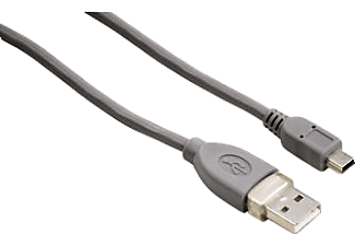 HAMA 78421 1.8m USB Mini x USB 2.0 Bağlantı Kablosu Gri