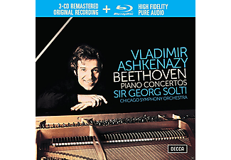 Vladimir Ashkenazy - Beethoven: A zongoraversenyek (Limitált kiadás) (CD + Blu-ray)