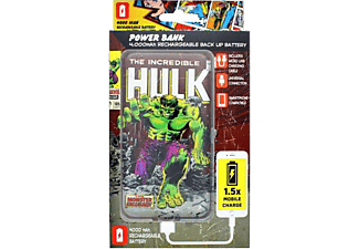 LAZERBUILT Powerbank 4000 mAh, Marvel Hulk