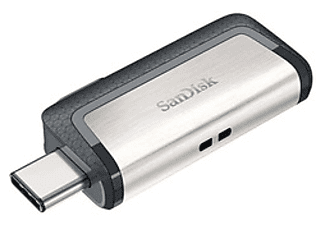 SANDISK Ultra Dual Drive Type C USB3.1 256GB USB Bellek Gri
