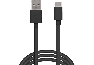 DELIGHT 55550BK1 Adatkábel - USB Type-C, fekete színű, 1 m