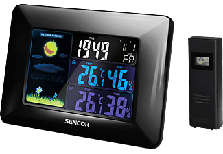 SENCOR SWS 4250 színes LCD kijelzős időjárás állomás