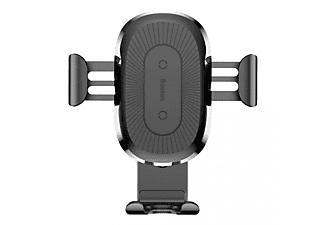 BASEUS Gravity Araç İçi Telefon Tutucu Kablosuz Şarj Cihazı Siyah