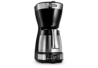DELONGHI ICM16731 Filtre Kahve Makinesi Siyah Gümüş