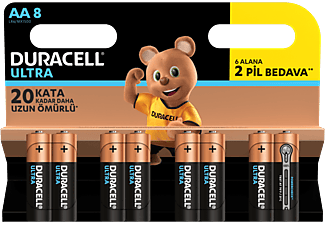 DURACELL Turbo Max 8'li AA Kalem Pil