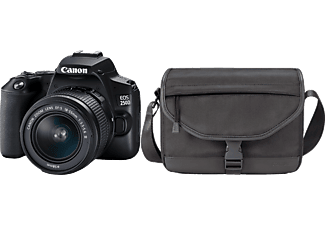 Canon EOS 250D Zwart + 18-55mm f/3.5-5.6 DC III + Tas + 16GB geheugenkaart + doekje