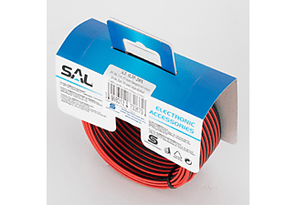 SAL KL 0,35mm-20méter hangszóró vezeték, piros-fekete
