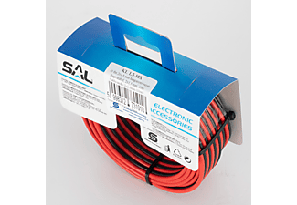 SAL KL 1,5mm-10méter hangszóró vezeték, piros-fekete