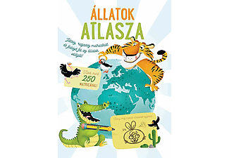 Állatok atlasza - Több mint 250 matricával - Matricás foglalkoztatókönyv