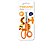 FISKARS Gyermekolló (13 cm) narancssárga