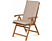 FIELDMANN FDZN 4001 Kerti szék, dönthető, fa, 2 db