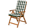 FIELDMANN FDZN 4001 Kerti szék, dönthető, fa, 2 db