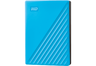 WD My Passport  4TB külső merevlemez USB 3.2 2,5" HDD, kék