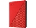 WD My Passport  4TB külső merevlemez USB 3.2 2,5" HDD, piros