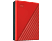 WD My Passport  4TB külső merevlemez USB 3.2 2,5" HDD, piros