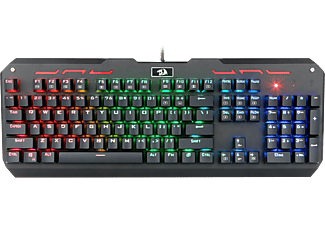 REDRAGON K559 Varuna RGB 104 gombos mechanikus gamer billentyűzet, barna kapcsolós, HU