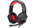 REDRAGON H220 Themis gamer headset, fekete/piros, USB és 3,5 mm jack csatlakozó
