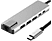 DAYTONA FC04 6 in 1 Type C to PD HDMI USB RJ45 Adapter Gri