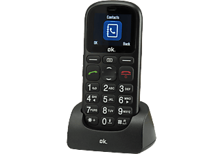 OK. OMP 90-1 SingleSIM Fekete Kártyafüggetlen Mobiltelefon