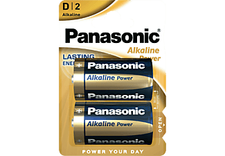 PANASONIC Alkaline Power D góliát 1.5V alkáli/tartós elemcsomag 2db (LR20APB-2BP)