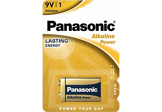 PANASONIC Alkaline Power 9V blokk alkáli/tartós elemcsomag (6LR61APB-1BP)