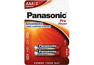 PANASONIC Pro Power AAA mikro 1.5V szupertartós alkáli elemcsomag 2db (LR03PPG-2BP)