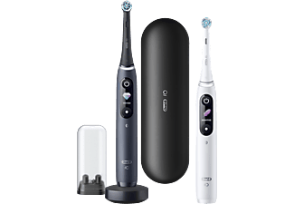 Oral-B iO - 8n - Elektrische Tandenborstels Wit En Zwart, Duopack