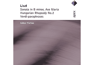 Farkas Gábor - Sonata in B minor, Ave Maria Hugarian Rhapsody No.2 Verdi-paraphrases (CD)