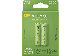GP ReCyko NiMH Tölthető akkumulátor, HR6 (AA) 2600mAh, 2db (B2127)