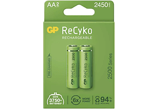 GP ReCyko NiMH Tölthető akkumulátor, HR6 (AA) 2450mAh, 2db (B2125)