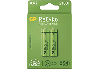 GP ReCyko NiMH Tölthető akkumulátor, HR6 (AA) 2100mAh, 2db (B2121)