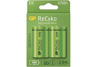 GP ReCyko NiMH Tölthető akkumulátor, HR20 (D ) 5700mAh, 2db (B2145)
