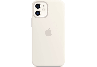 APPLE iPhone 12 mini MagSafe rögzítésű szilikon tok, fehér (mhkv3zm/a)