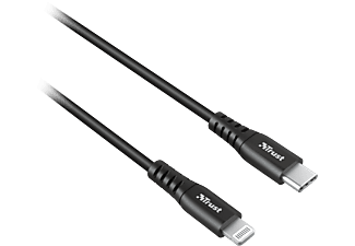 TRUST 23569 Ndura USB-C és Lightning kábel 1m hosszú