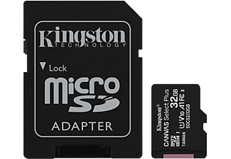 KINGSTON Canvas Select Plus Micro SDHC 32GB memóriakártya + adapter (SDCS2-32GB)