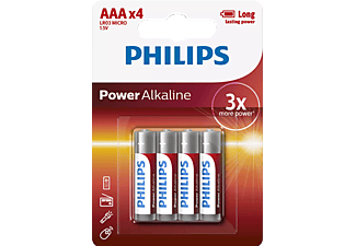 PHILIPS LR03P4B/05 Power Alkalin AAA X4 Pil