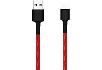 XIAOMI Mi Braided USB Type-C kábel 100cm, piros (SJV4110GL)