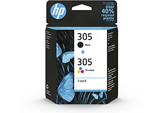 HP 305 Inktcartridge Tri-color/Black Original 2-Pack